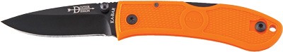 KA-BAR 4062BO Dozier Folding Hunter 3" AUS-8A Blade Blaze Orange Handle - Ka-Bar Knives for sale at TheGunDock