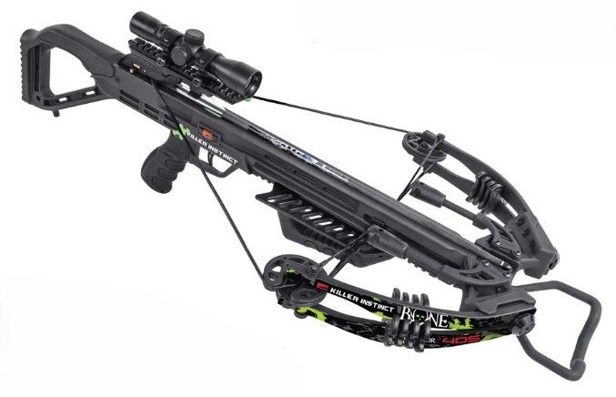 KILLER INSTINCT BONE COLLECTOR 405FPS CROSSBOW KIT W/ - Killer Instinct