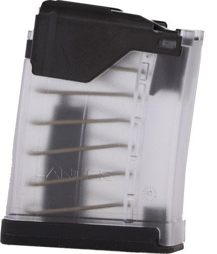 Lancer L5AWML0510CLR AR-15 5.56 5-Round Translucent Magazine