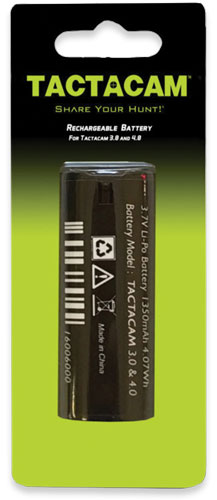Tactacam Rechargeable 3.7V Battery for 4.0/5.0 Action Camera 1100mAh Li-Po-img-0