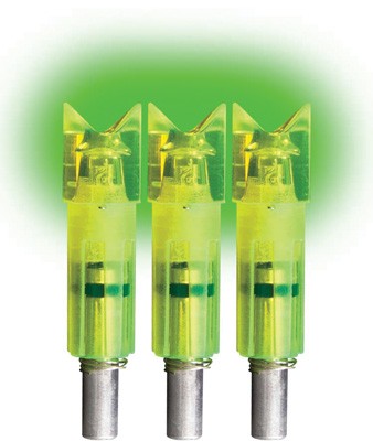 Lumenok Crossbow Nock Green Easton/Beman Moon 3 pk. Model: ECC3G - Lumenok