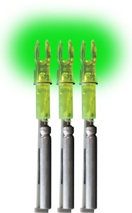 Lumenok X3G Lighted Nocks Green X-Series 3-Pack - Lumenok for sale at TheGunDock
