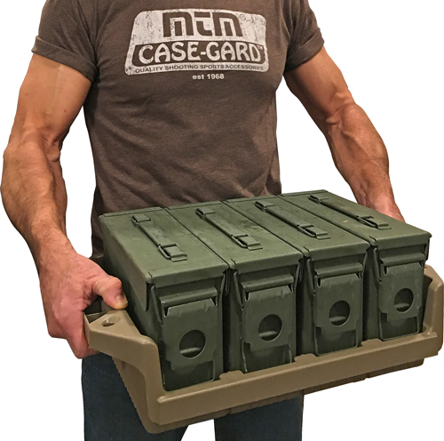 MTM MAC30 Metal Ammo Can Tray (Holds 4 .30 Cal Metal Ammo Cans) - Flat Dark Earth