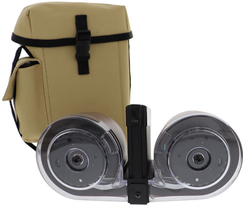 Iver Johnson Magazine AR15 .223 100 Rounds Drum Black/Tan Poly