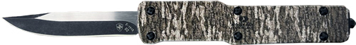 Templar MAMOB321 3.16" OTF D2 Steel Knife, Mossy Oak Aluminum Handle
