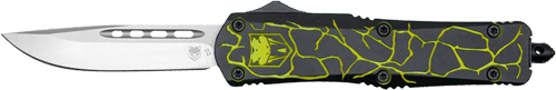 COBRATEC MEDIUM FS-3 OTF FRACTURED BLACK YELLOW 3" D2