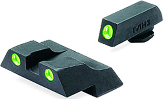 MEPROLIGHT NIGHT SIGHT FIXED - SET GRN/GRN FOR GLOCK 26/27-img-0