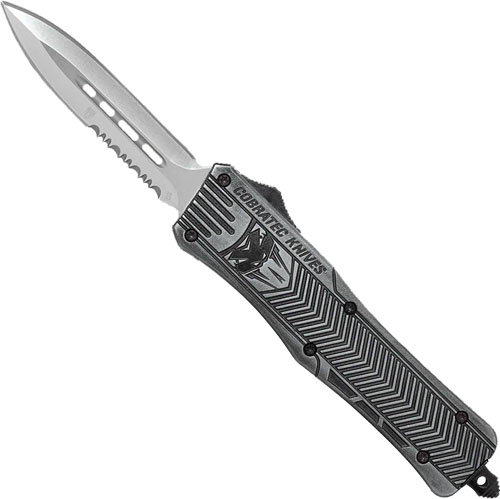 Cobratec CTK1 OTF Stonewash 3" Serrated Dagger MSWCTK1MDAG1SS