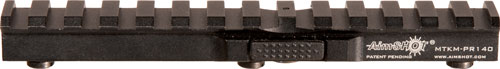 AimShot MTKMQR140PR Quick Release KeyMod Picatinny Rail 5.5" Black - AimShot