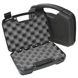MTM Snap-Latch Single Handgun Case (805-40) for Up to 4" Barrels - Black