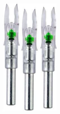 Nockturnal NT105 Lighted Nocks Green GT-Series 3-Pack