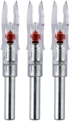 Nockturnal Lighted Nock S-Series RED 3/Pack 818322010153 - Nockturnal for sale at TheGunDock