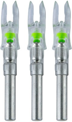 Nockturnal Lighted Nock S-Series Green 3/Pack 818322010184