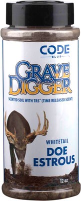 CODE BLUE DEER LURE GRAVE DIGGER SCRAPE SOIL DOE ESTRUS
