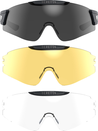 BERETTA InterMask Fume & Neutral & Yl Shooting Glasses OC081D00490MX1UNI