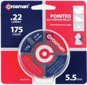 CROSMAN PELLETS 22 POINTED - 14.3GR 175CT-img-1