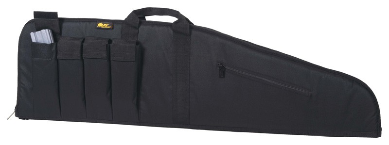 US Peacekeeper 40" MSR CASE BL - 4 MAG Pouches 600 Denier Black