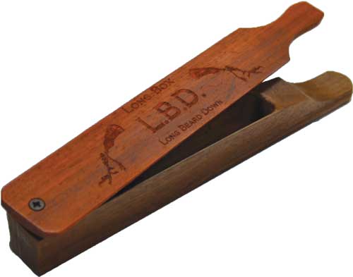 Pittman Game Calls LBD Long BOX Call Padauk/Walnut P415
