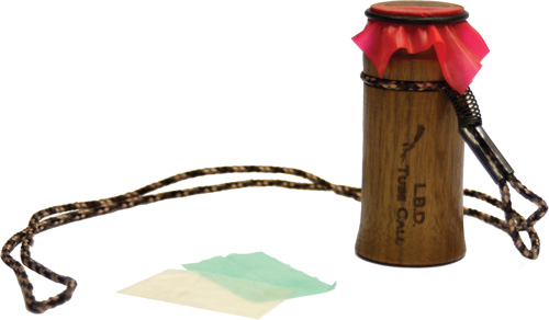 PITTMAN GAME CALLS BLK WALNUT LBD TUBE TURKEY CALL W/3 REEDS