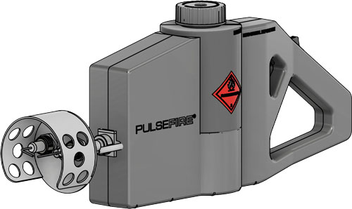 Exothermic Pulsefire PFCOMPACT Flamethrower, Lightweight, Handheld Design