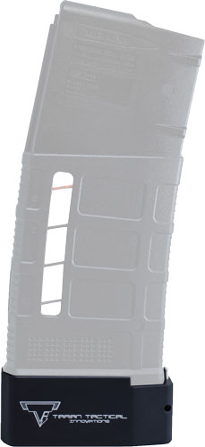 Taran TI 308 PMAG BASE PAD - +5/6 FLAT Black