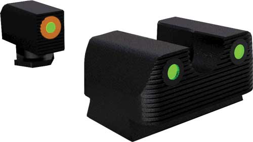 Rival Arms Tritium Night Sights Orange for Glock Double Stack Models