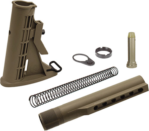 UTG RBU6DM AR-15 Stock Assembly FDE 6-Position Mil-Spec