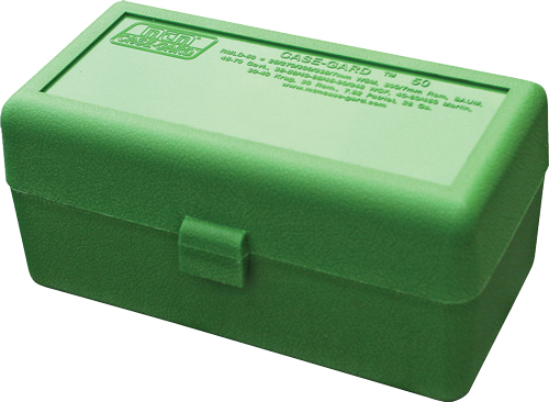 MTM Case-Gard Flip-Top Ammo Box RMLD-50-10 50rd Green