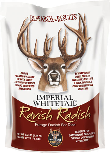 Whitetail Institute RR25 Ravish Radish 2.5lbs 1/4 Acre Deer Plot Seed