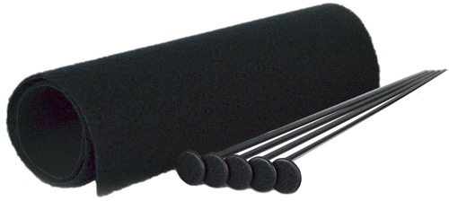 GSS SMALL RIFLE ROD KIT 5 BLK RIFLE RODS .22 CAL-img-0