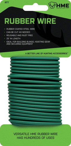 HME RUBBER WIRE 25' GREEN-img-0