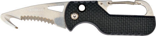 RUKO SPRING ASSIST FOLDER - 1.75in. RESCUE KNIFE BLACK-img-0