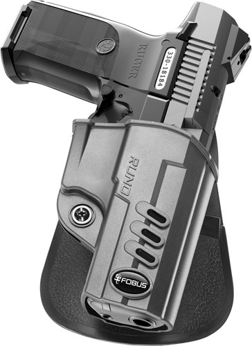 Fobus RUND Evolution OWB Holster Black Polymer Paddle Ruger SR 9/40