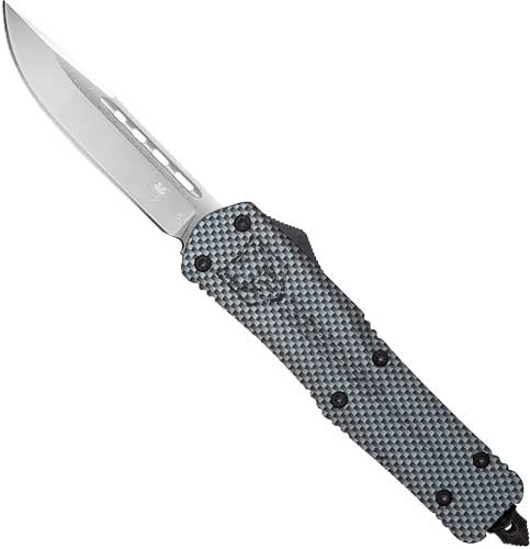 CobraTec FS3 OTF Knife Carbon Fiber 3" D2 Drop Point SCFFS3DNS