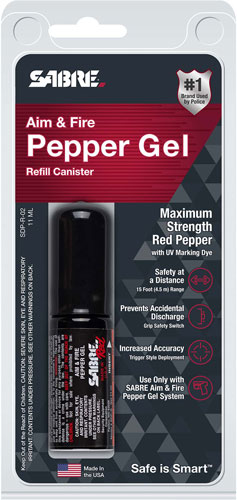 Sabre Aim & Fire Pepper Gel Refill