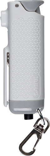 Sabre Safe Escape Pepper Gel with Seat Belt Cutter & Window Breaker (Light Gray)