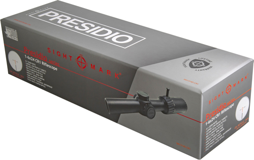 Sightmark Presidio 1-6x24 Rifle Scope (SFP, CR1, Illuminated)