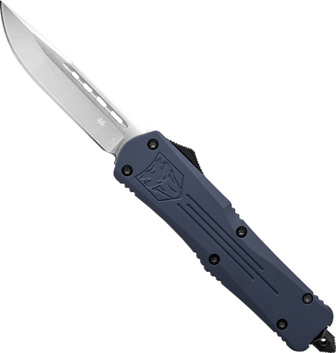 Cobratec SNYFS3DNS Small FS3 OTF Knife NYPD Blue 3" D2 Drop Point