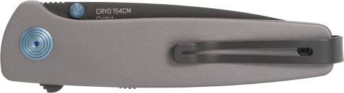 SOG Twitch III 3.1 Inch Spring Assisted Gray Blue Black Knife