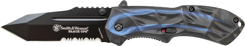S&W KNIFE BLACK OPS 3RD GEN. BLUE HANDLE MAGIC-img-0