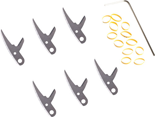 Swhacker SWH00265 Levi Morgan 2-Blade 100gr Replacement Blades Curved - Swhacker for sale at TheGunDock