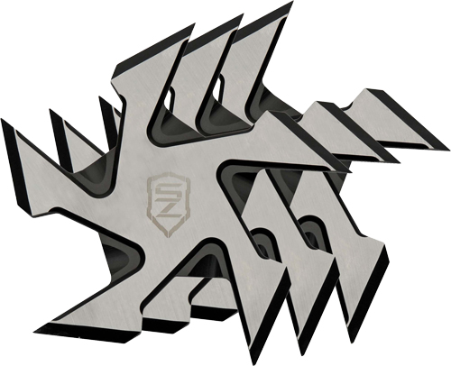 SZCO Sierra Zulu 4 Inch Buzzsaw Stainless Steel Pocket Knife 3 Blades