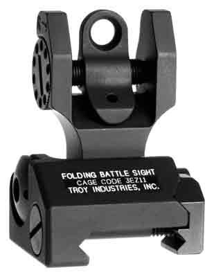 Troy Rear Folding Battlesight Black