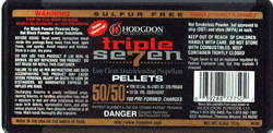 HODGDON TRIPLE SEVEN 50GR PELL 50 CALIBER 100PK 12PK/CS