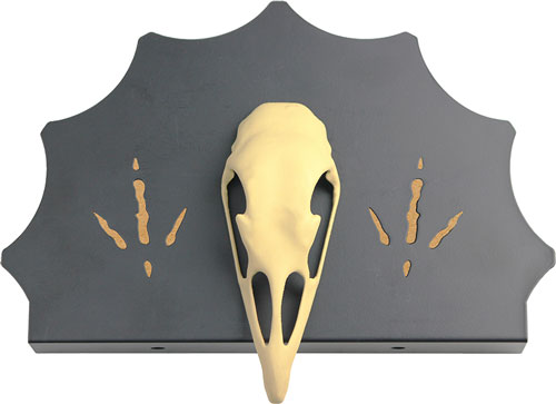 Do-All Outdoors Iron Turkey Trophy Tail Mount Kit with 3D Turkey Skull-img-0