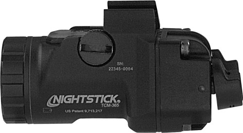 Nightstick TCM-365 Subcompact Weapon-Mounted Light for Sig Sauer P365-Series (650 Lumens) Black Anodized