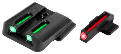 Truglo Fiber Optic Sight for S&W M&P Front Red Rear Green