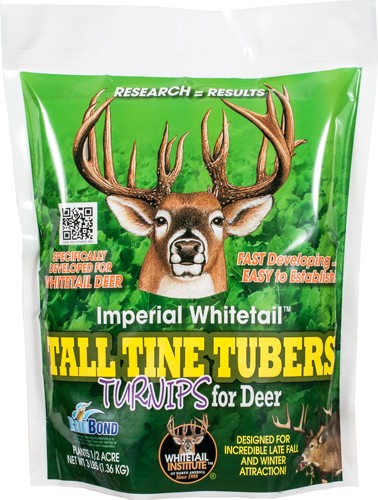 Whitetail Institute TT3 Tall Tine Tubers 1/2 Acre 3lbs Turnip Variety