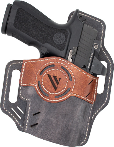 Versacarry UGL2GRY-T Luna Vintage OWB Holster Grey/Tan Size 2
