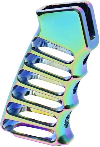 Guntec USA ULT Light Skeletonized Pistol Grip Rainbow PVD Coated ULSPGRPVD